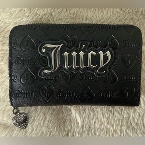 Juicy Couture Embossed Logo and Hearts Wallet